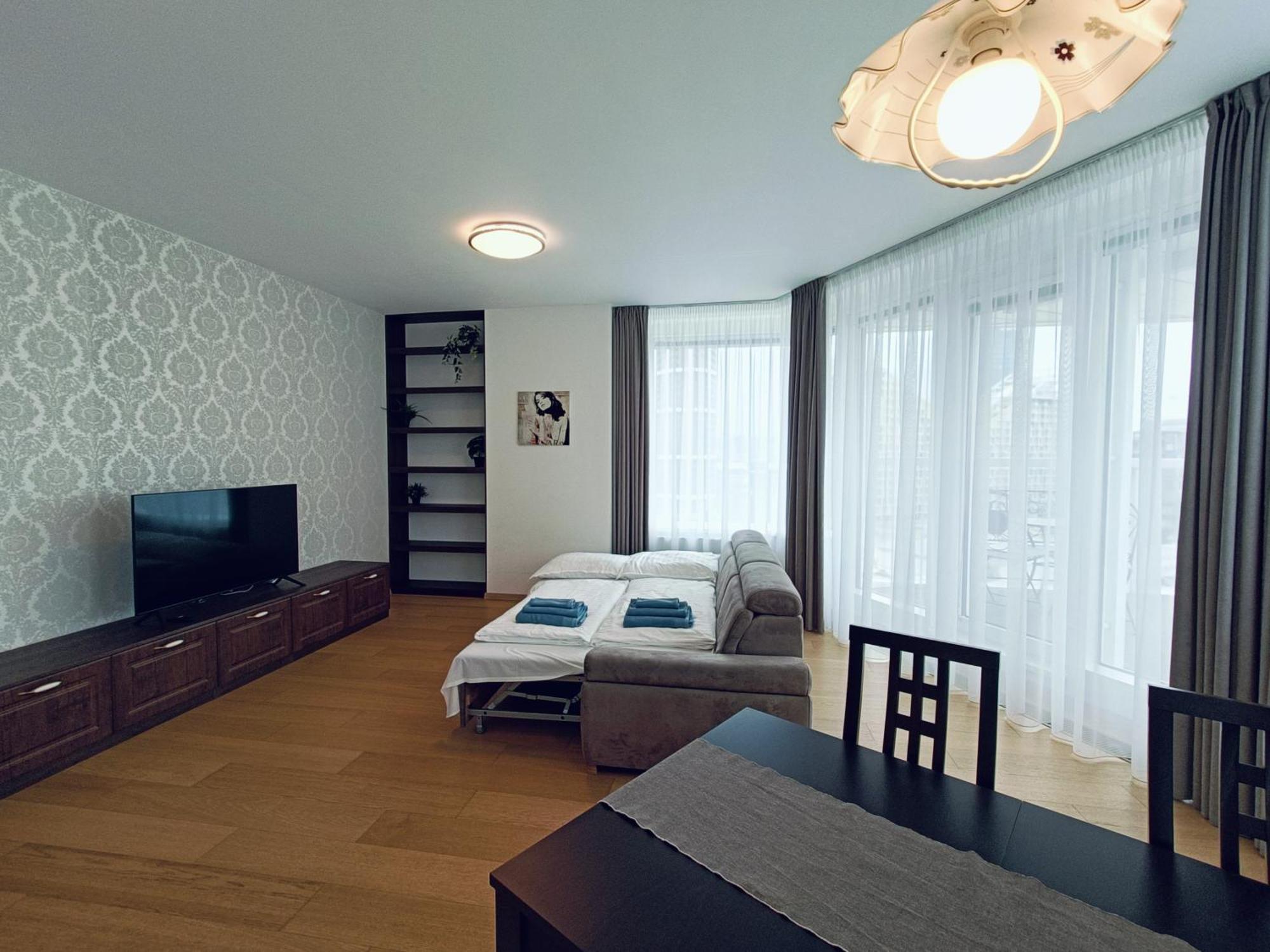 Sag Panorama City Apartment 3 Rooms Free Parking Free Wifi Bratysława Zewnętrze zdjęcie